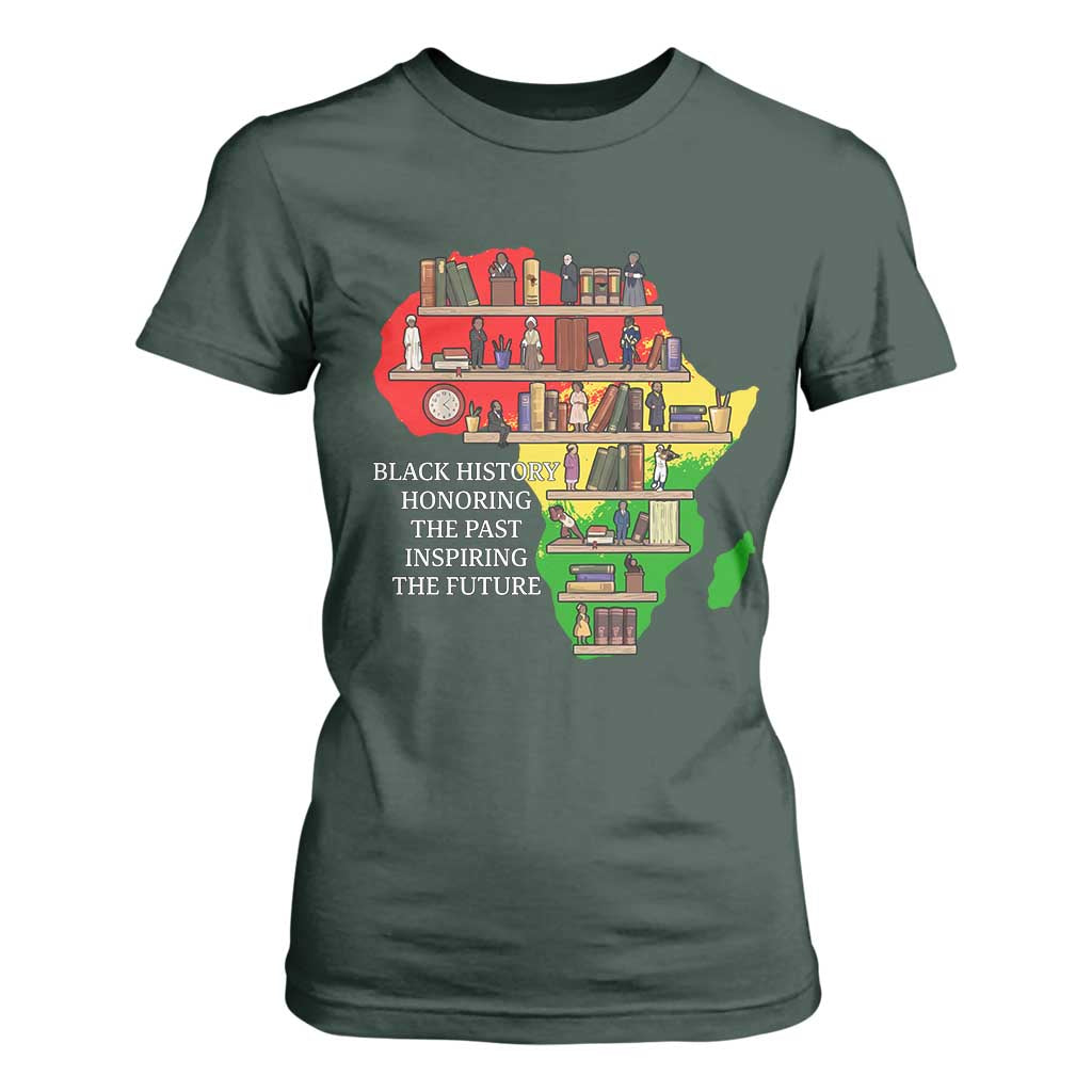 Black History Teacher T Shirt For Women Black History Honoring The Past Inspiring The Future