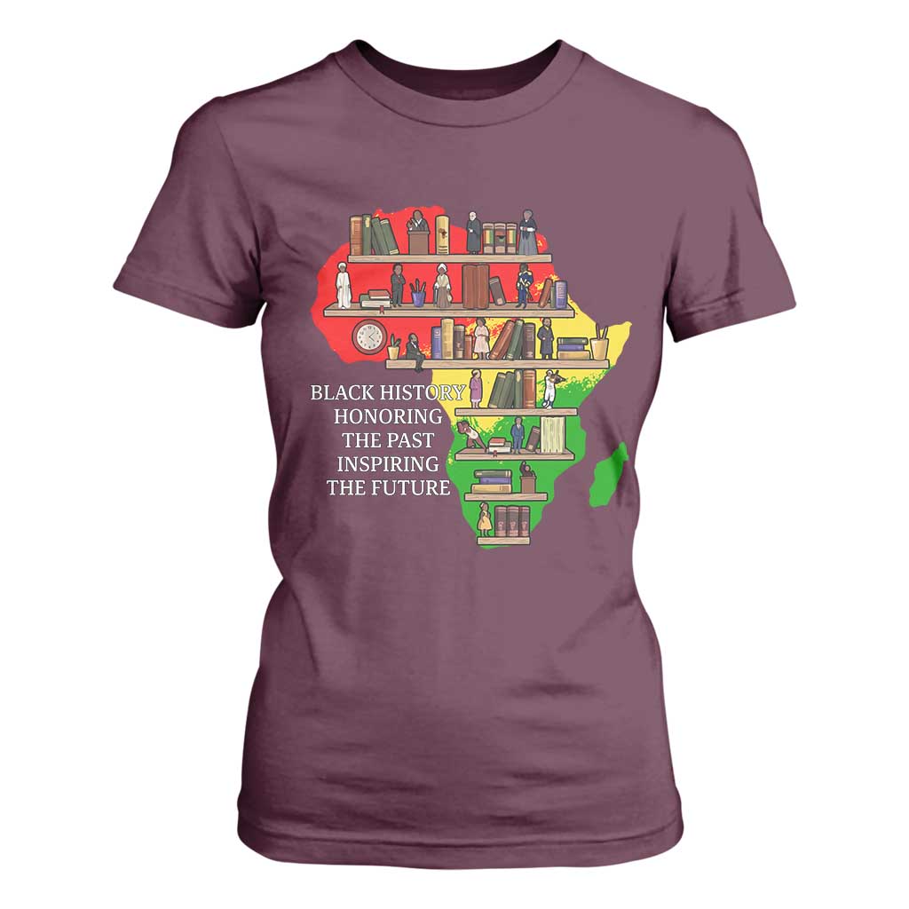 Black History Teacher T Shirt For Women Black History Honoring The Past Inspiring The Future