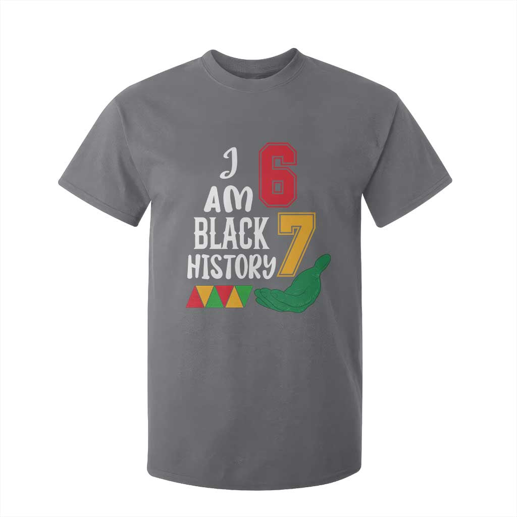 Funny Six Seven African American T Shirt For Kid Black History Month