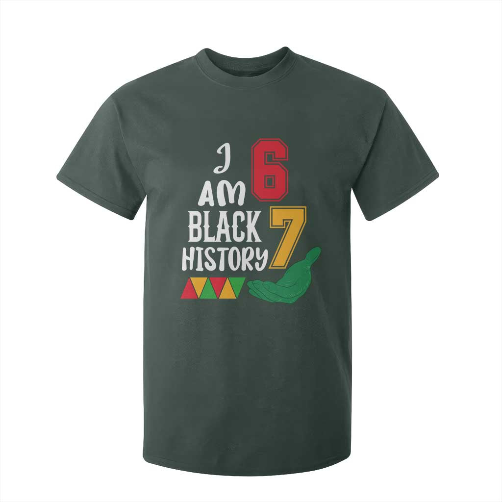 Funny Six Seven African American T Shirt For Kid Black History Month