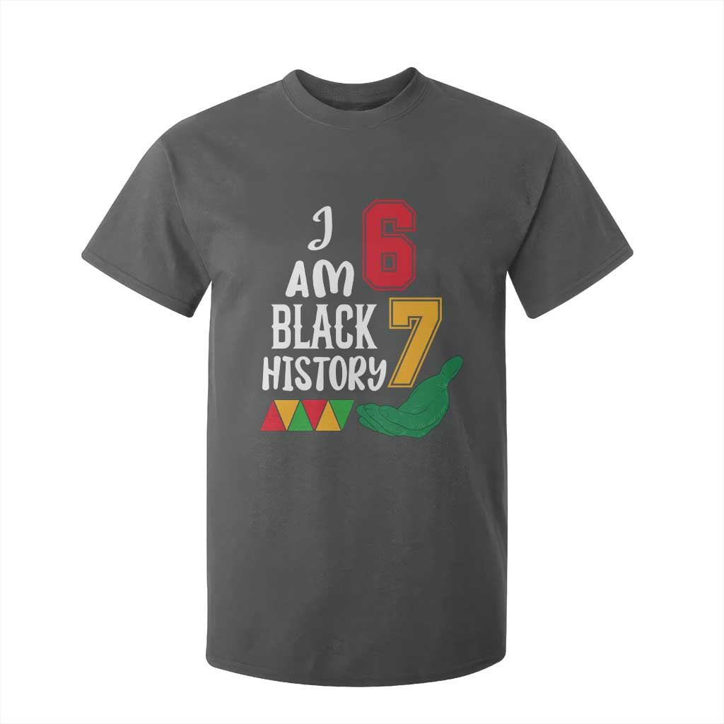 Funny Six Seven African American T Shirt For Kid Black History Month