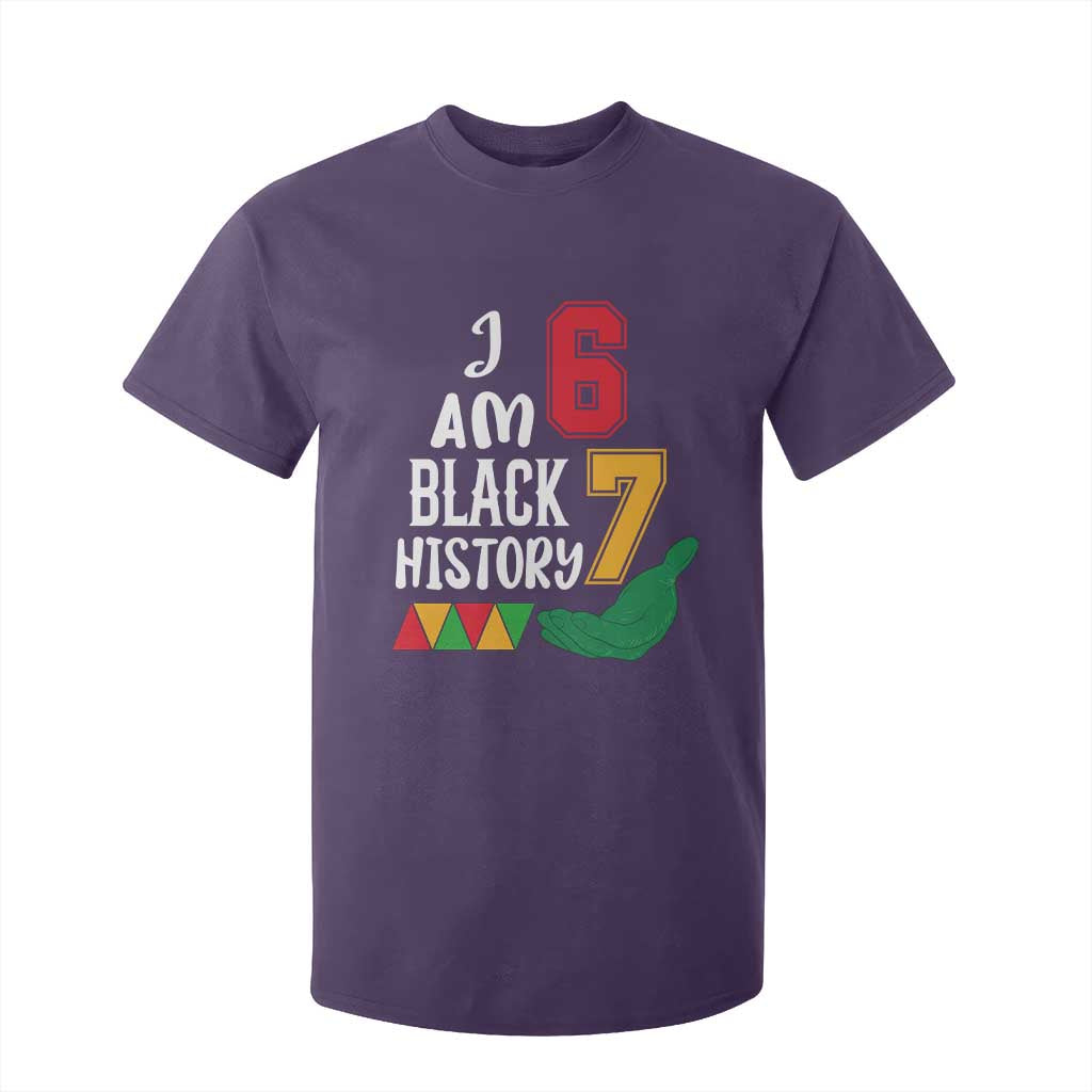 Funny Six Seven African American T Shirt For Kid Black History Month