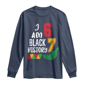 Funny Six Seven African American Long Sleeve Shirt Black History Month