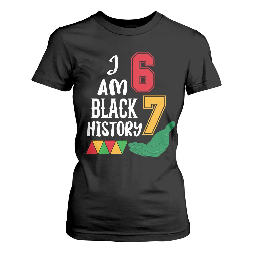 Funny Six Seven African American T Shirt For Women Black History Month