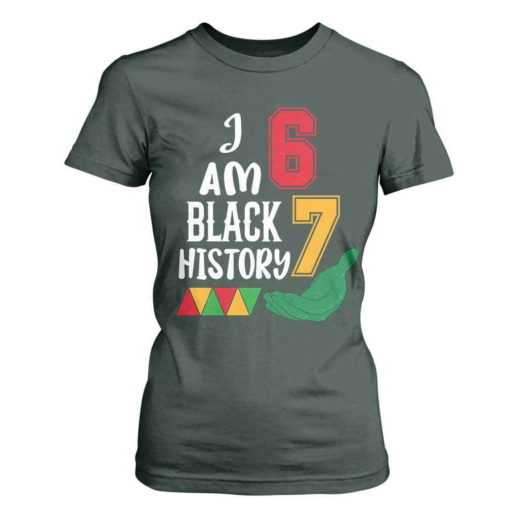 Funny Six Seven African American T Shirt For Women Black History Month