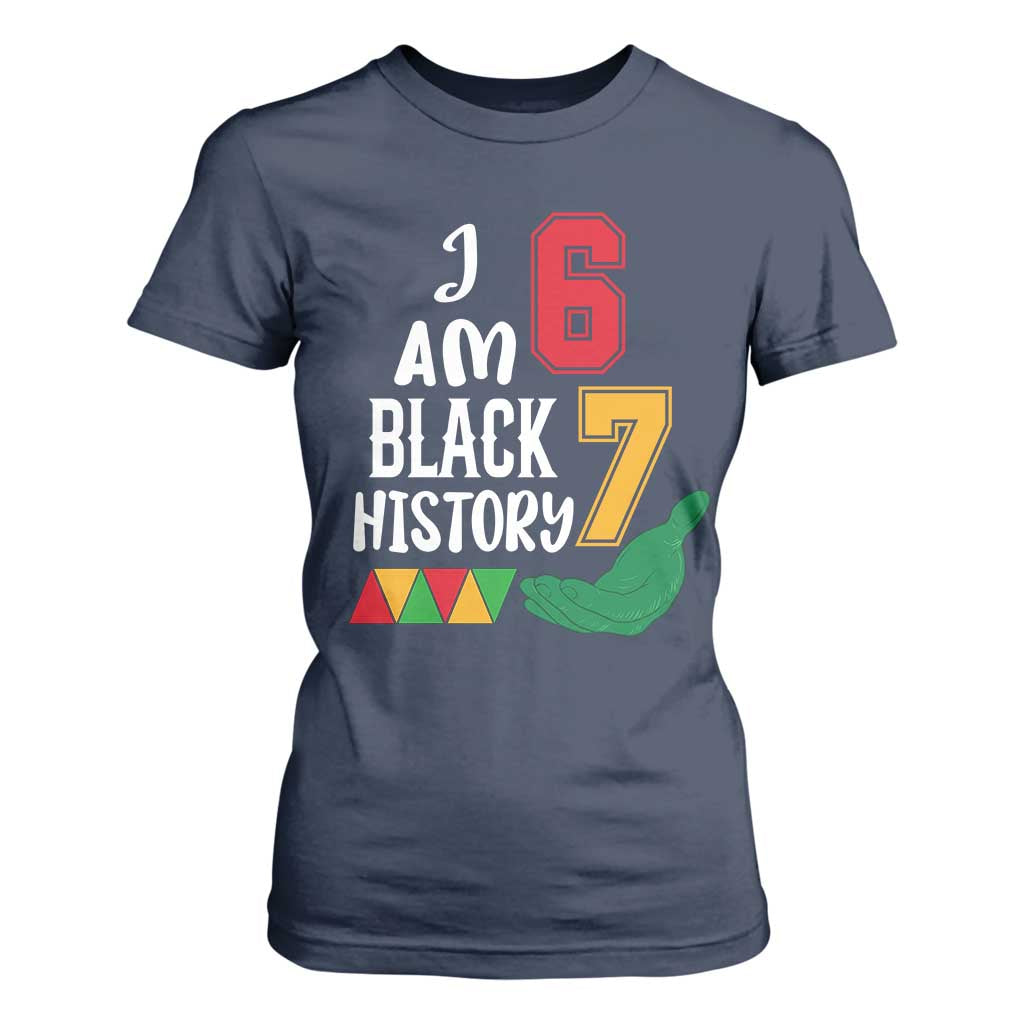 Funny Six Seven African American T Shirt For Women Black History Month