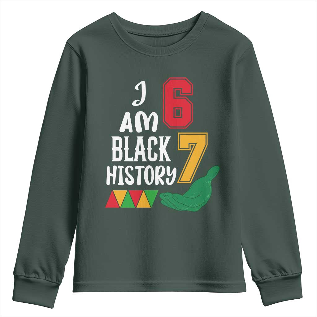 Funny Six Seven African American Youth Sweatshirt Black History Month
