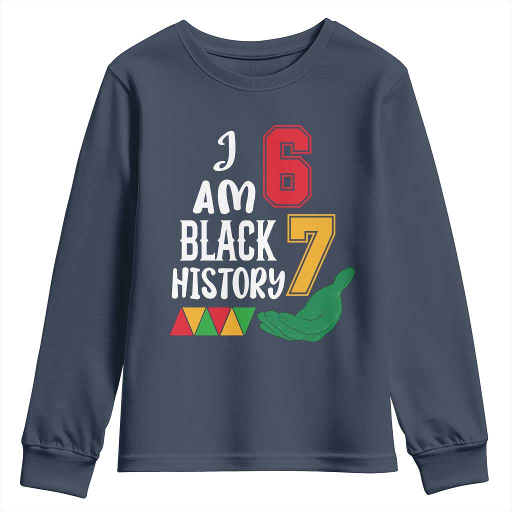 Funny Six Seven African American Youth Sweatshirt Black History Month