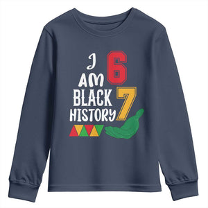 Funny Six Seven African American Youth Sweatshirt Black History Month