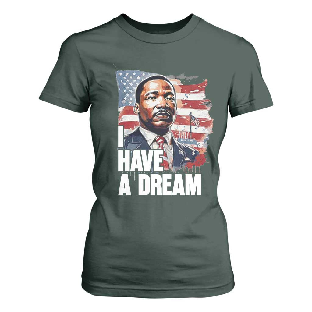 Martin Luther King Jr T Shirt For Women I Have A Dream - African Pride