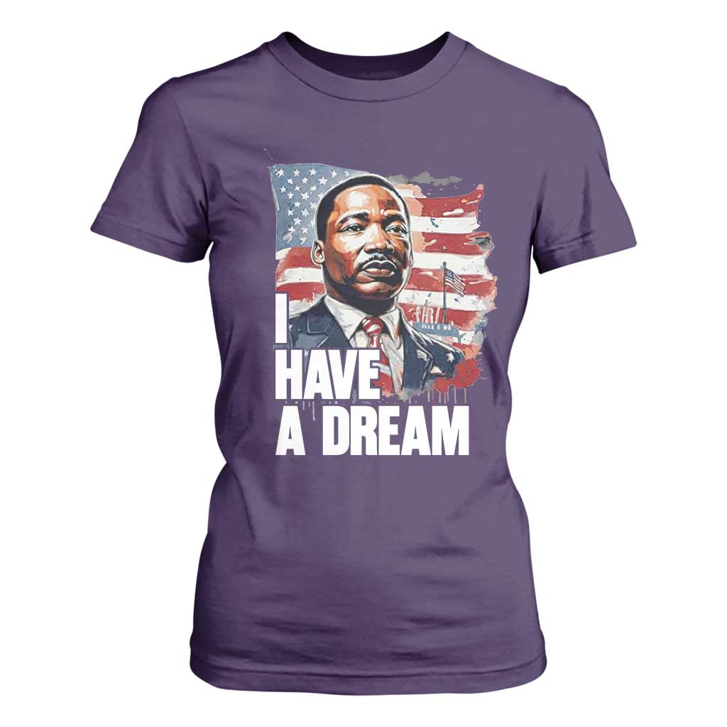 Martin Luther King Jr T Shirt For Women I Have A Dream - African Pride