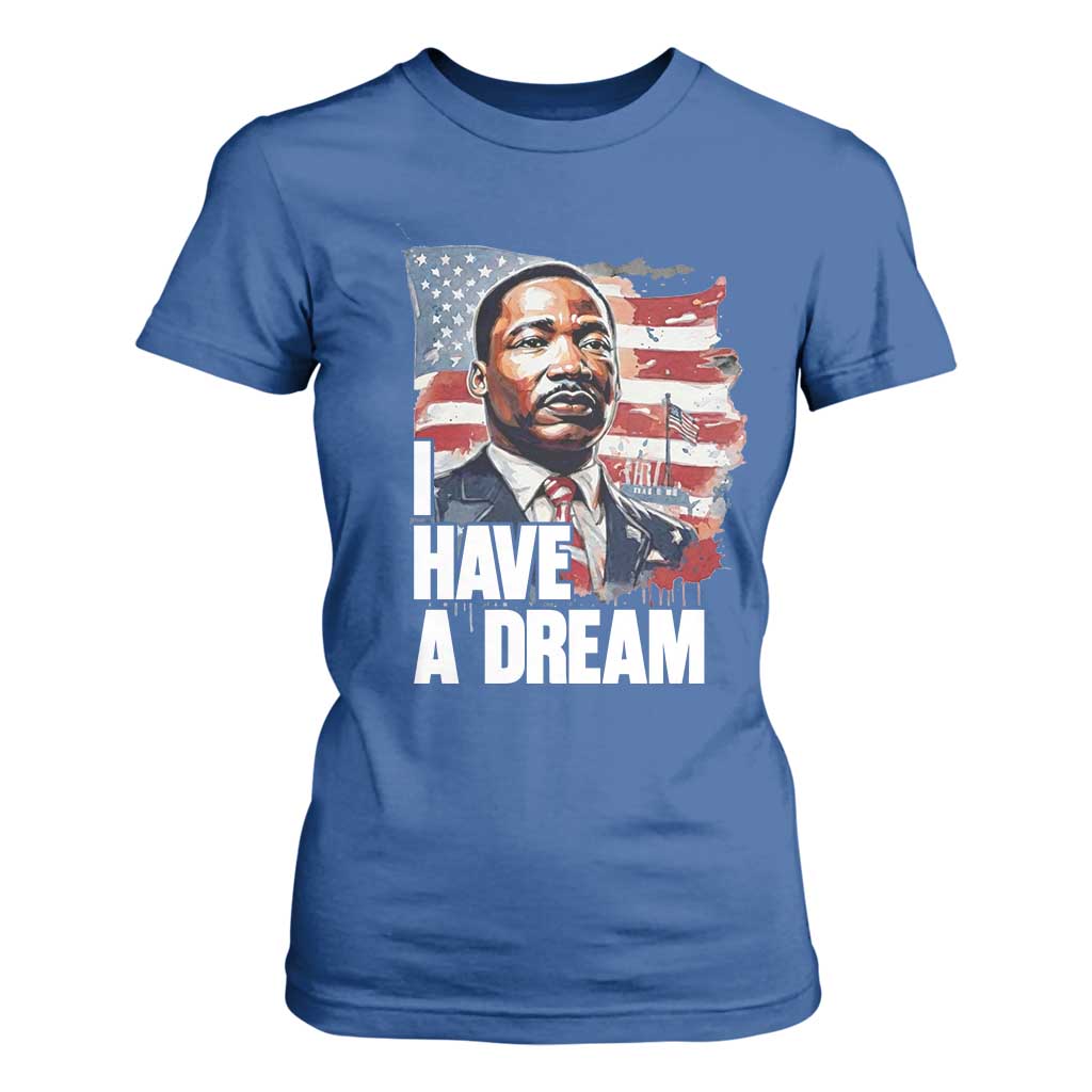 Martin Luther King Jr T Shirt For Women I Have A Dream - African Pride