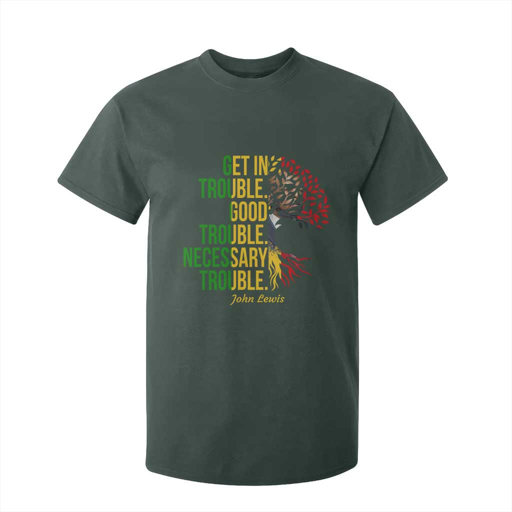 John Lewis Quote Civil Rights T Shirt For Kid Get in Good Necessary Trouble