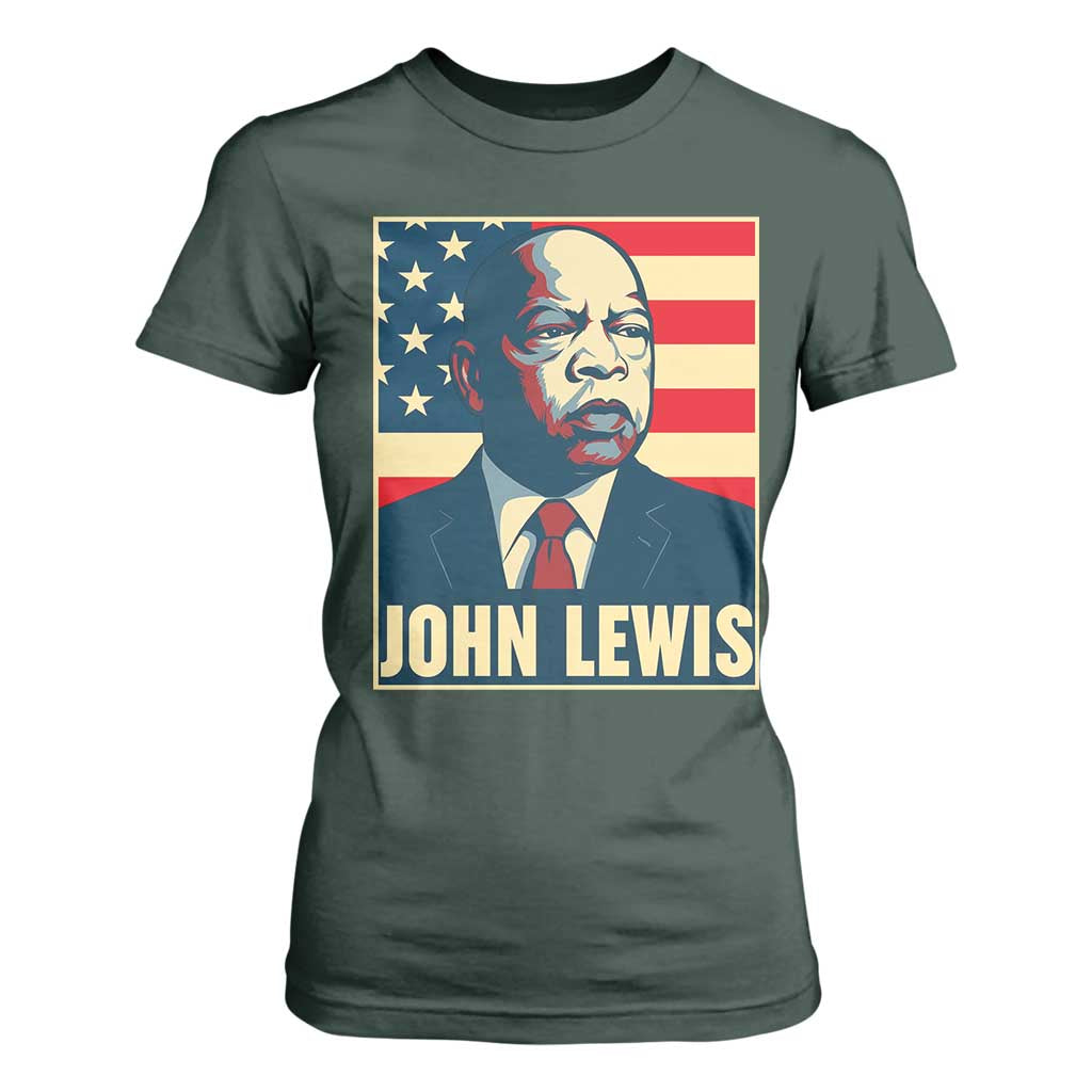 John Lewis T Shirt For Women Black History Month