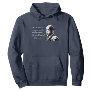 John Lewis Quote Hoodie Black History Good Trouble