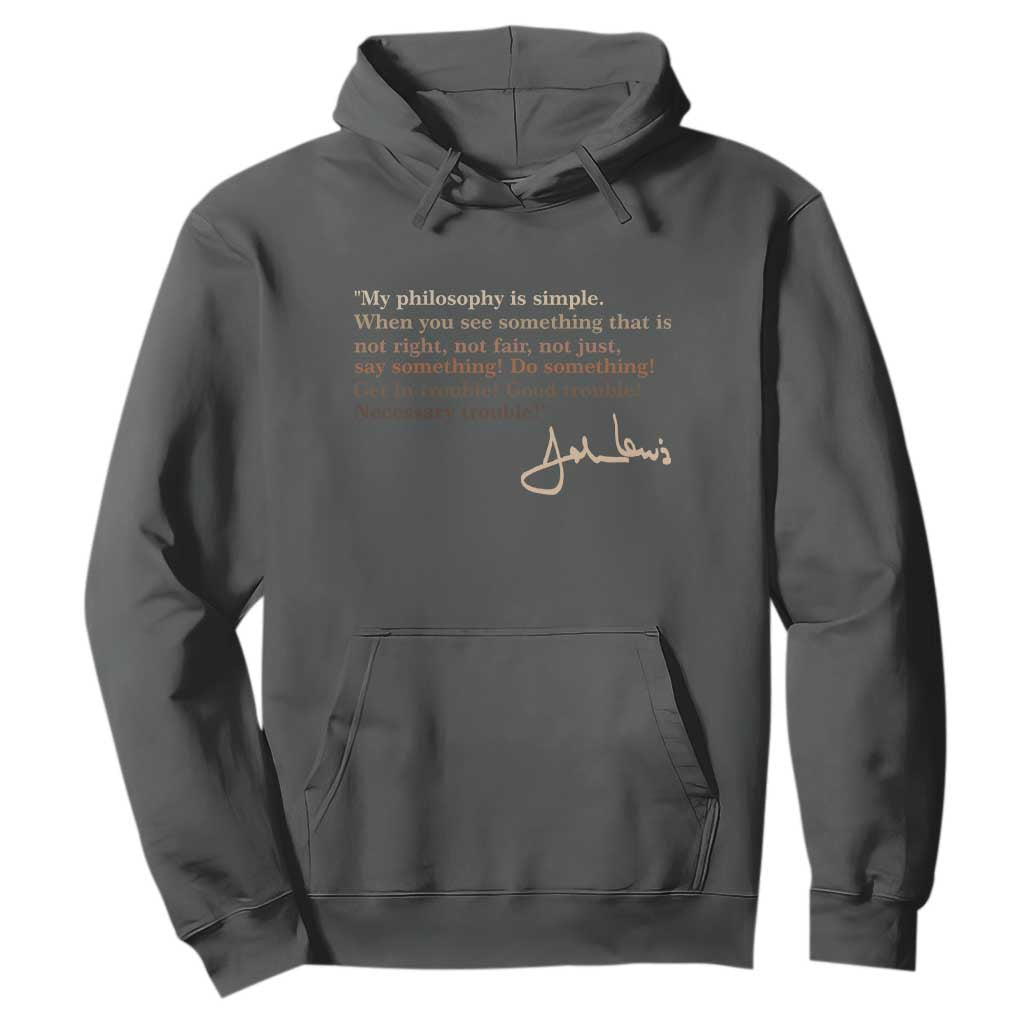 John Lewis Quote Hoodie Black History Month