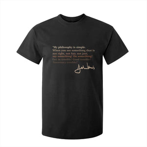 John Lewis Quote T Shirt For Kid Black History Month