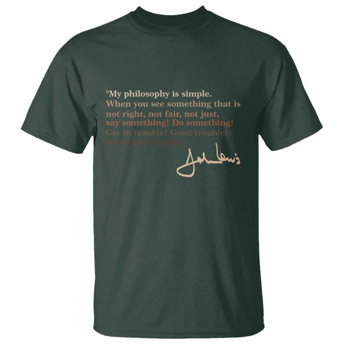 John Lewis Quote T Shirt Black History Month