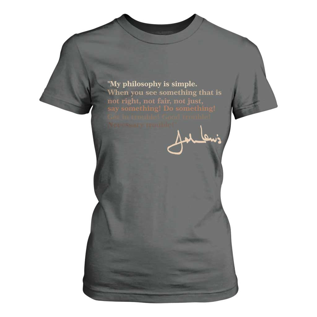 John Lewis Quote T Shirt For Women Black History Month