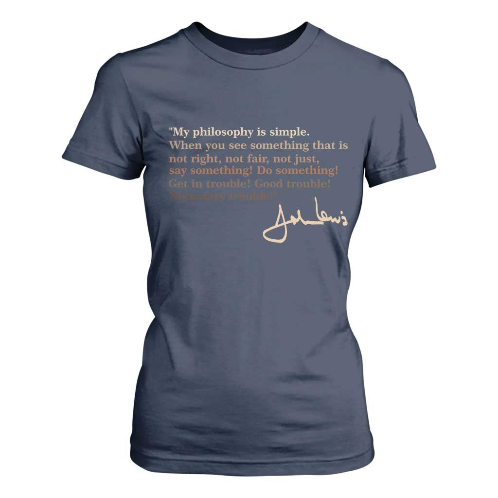 John Lewis Quote T Shirt For Women Black History Month