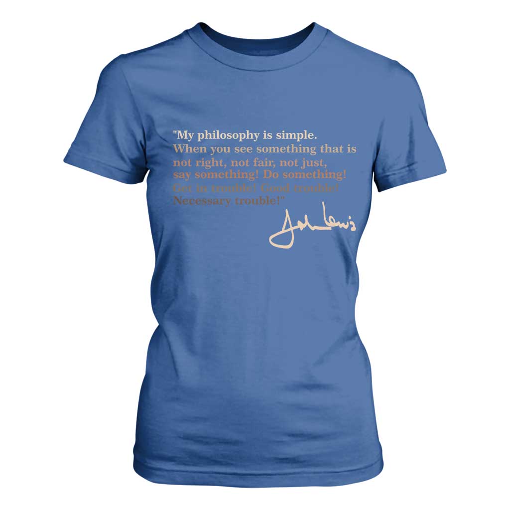 John Lewis Quote T Shirt For Women Black History Month