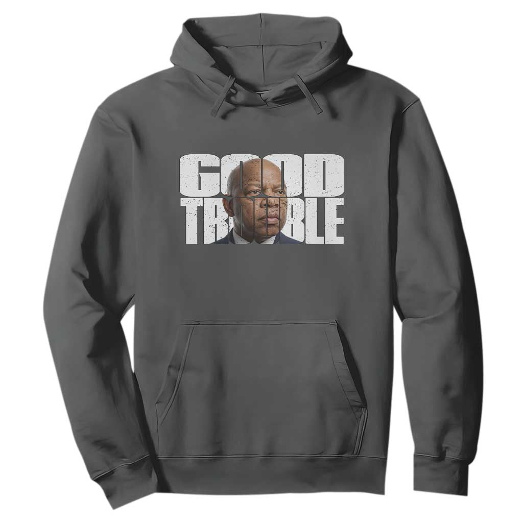 John Lewis Quote Affrican American Hoodie Black History Good Trouble