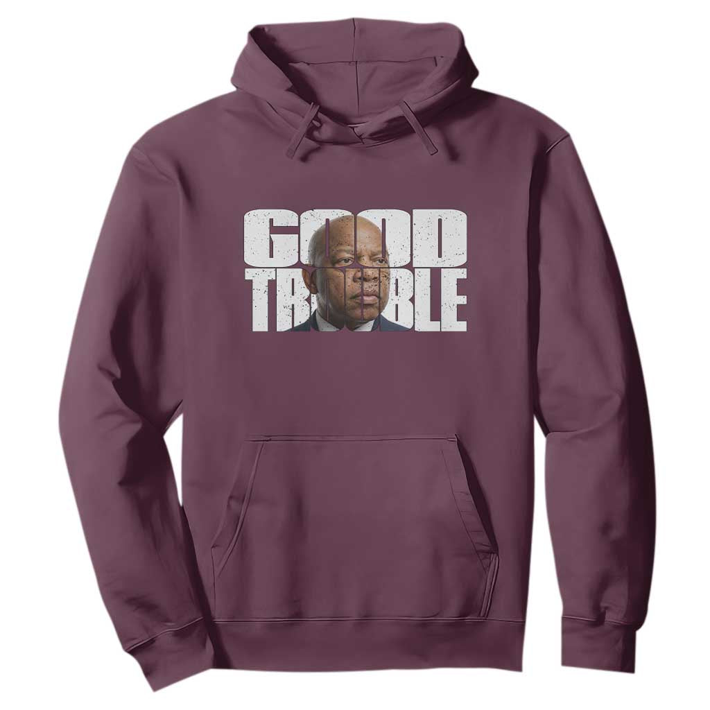 John Lewis Quote Affrican American Hoodie Black History Good Trouble