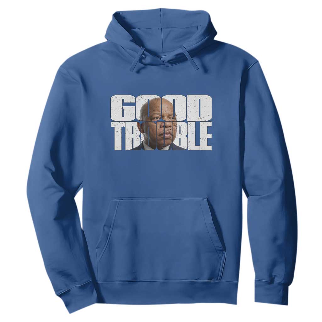 John Lewis Quote Affrican American Hoodie Black History Good Trouble