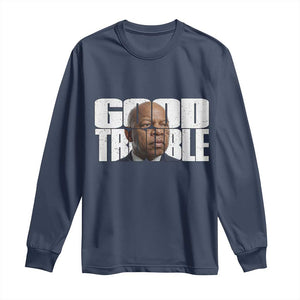 John Lewis Quote Affrican American Long Sleeve Shirt Black History Good Trouble