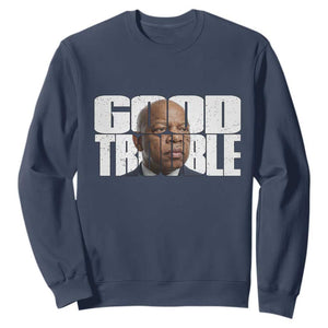 John Lewis Quote Affrican American Sweatshirt Black History Good Trouble