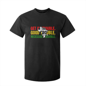 John Lewis Quote Affrican American T Shirt For Kid Get in Good Necessary Trouble