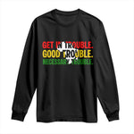 John Lewis Quote Affrican American Long Sleeve Shirt Get in Good Necessary Trouble