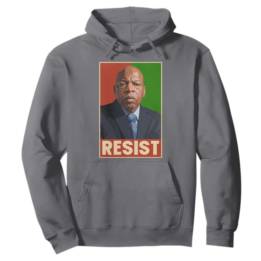 Resist Protest Civil Rights Hoodie John Lewis Black History