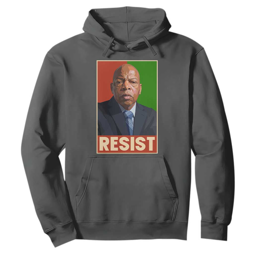 Resist Protest Civil Rights Hoodie John Lewis Black History