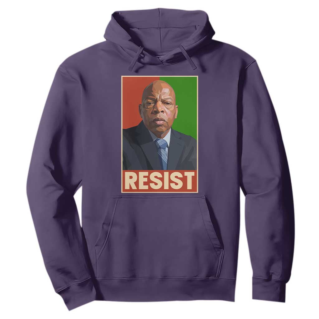 Resist Protest Civil Rights Hoodie John Lewis Black History