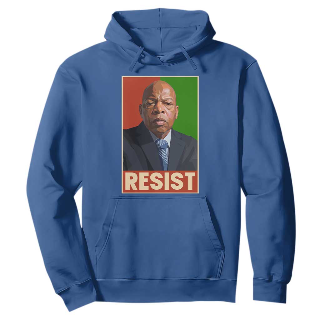 Resist Protest Civil Rights Hoodie John Lewis Black History