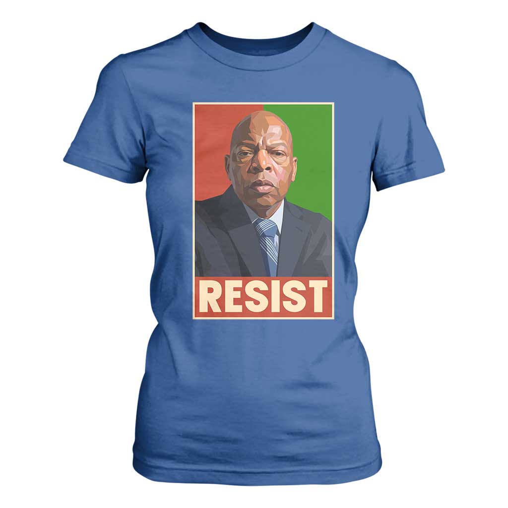 Resist Protest Civil Rights T Shirt For Women John Lewis Black History