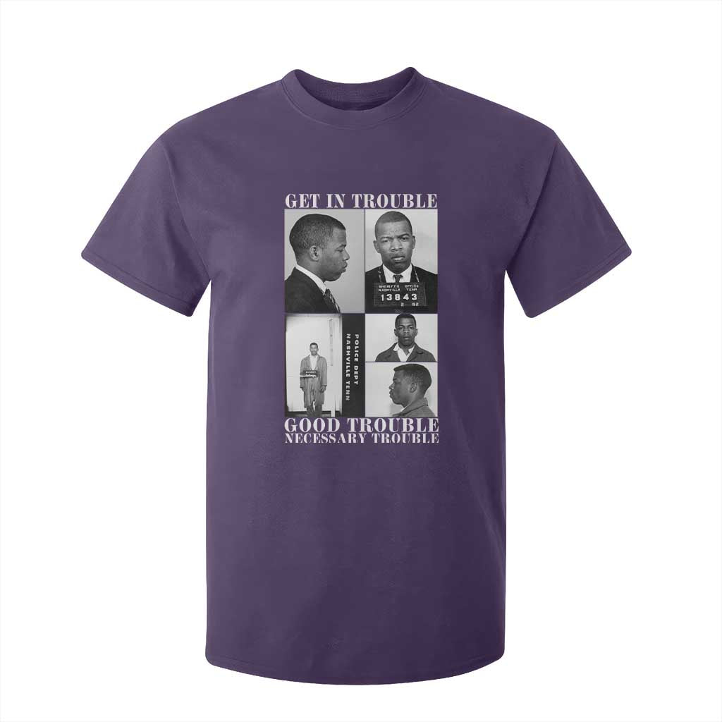 John Lewis Affrican American T Shirt For Kid Get in Good Necessary Trouble