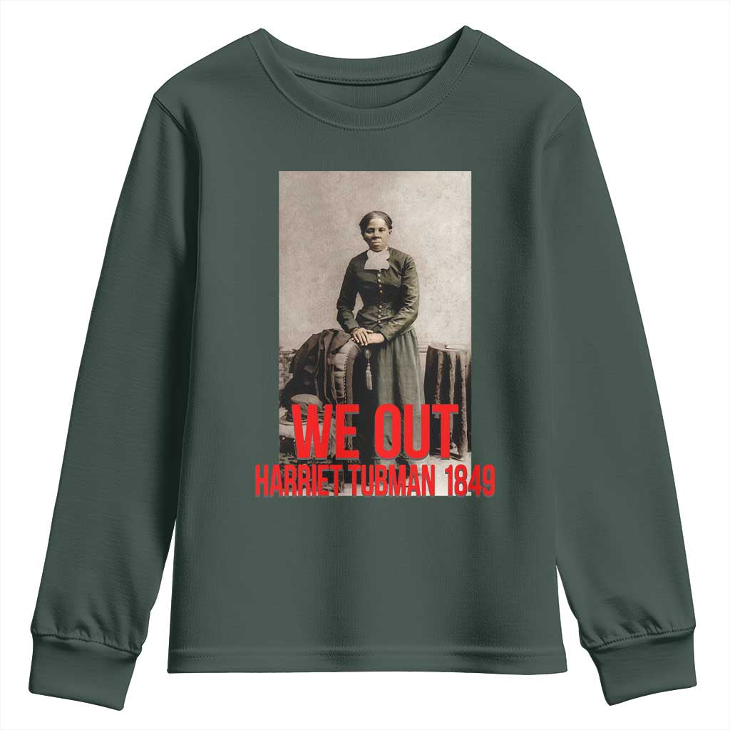 Harriet Tubman Quote Youth Sweatshirt Black Woman History