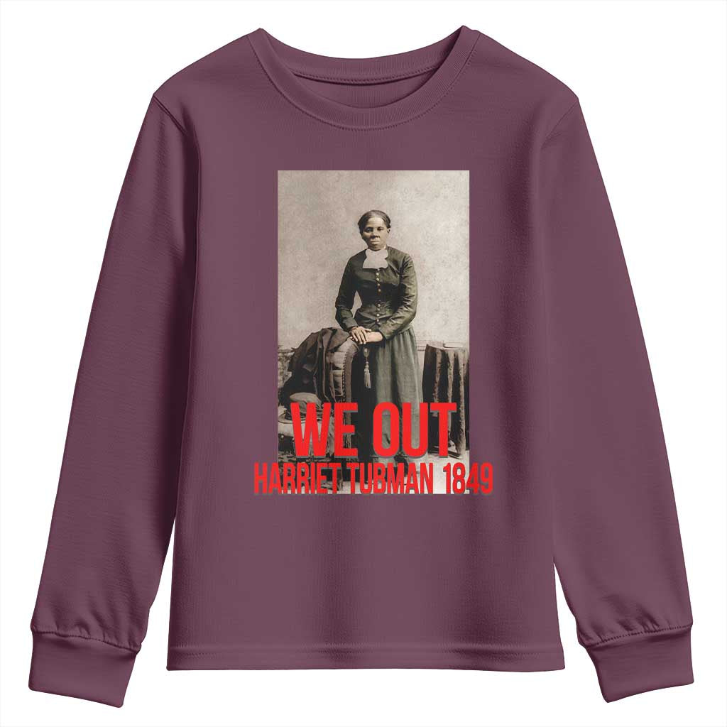 Harriet Tubman Quote Youth Sweatshirt Black Woman History