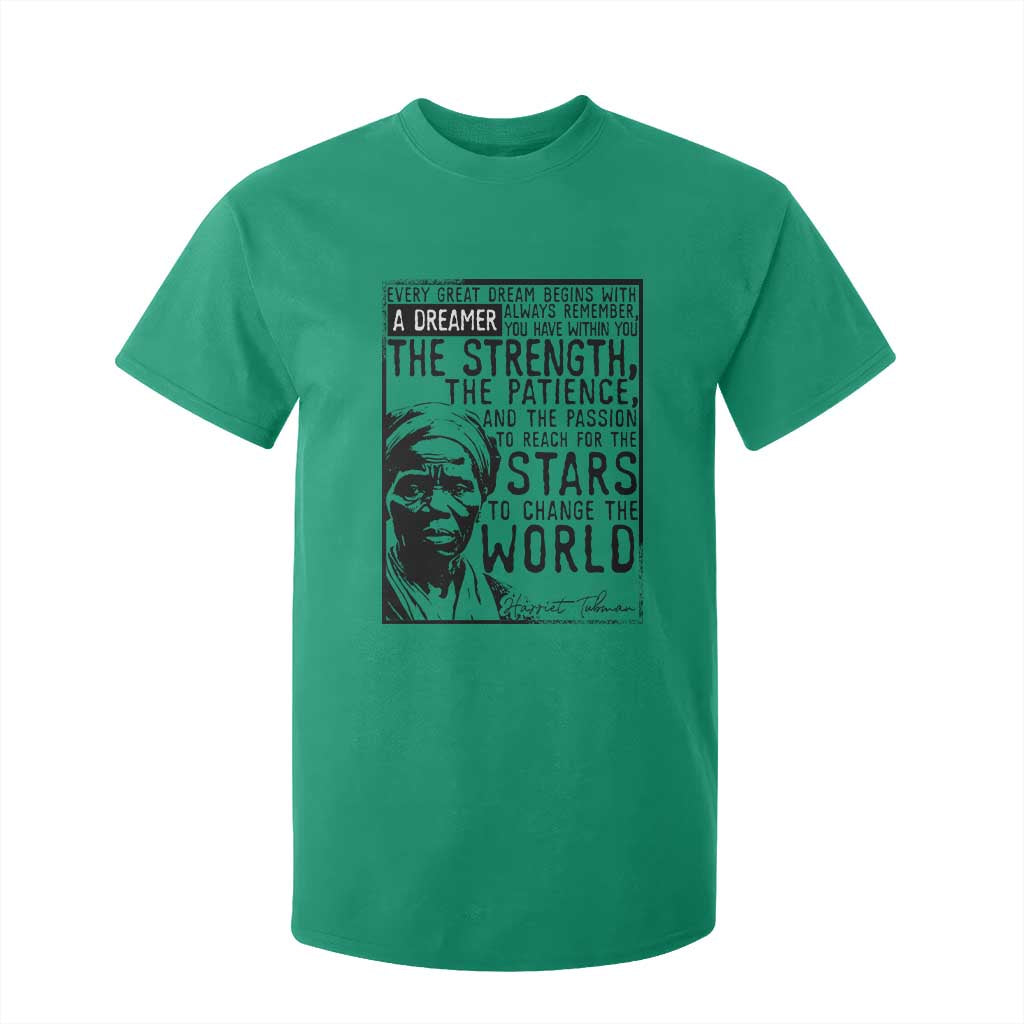Harriet Tubman Quote T Shirt For Kid Black Woman History Activist