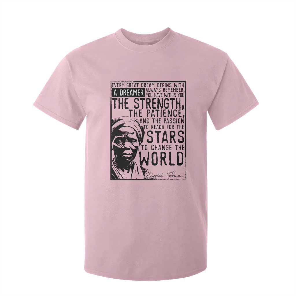 Harriet Tubman Quote T Shirt For Kid Black Woman History Activist