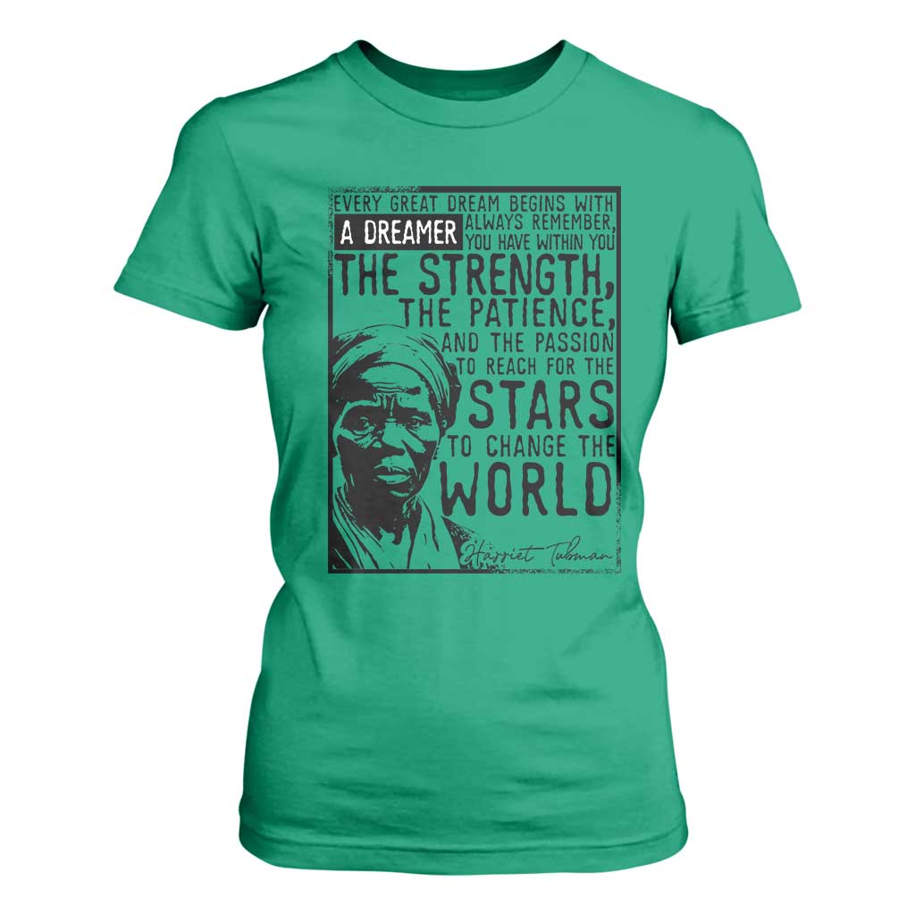 Harriet Tubman Quote T Shirt For Women Black Woman History Activist