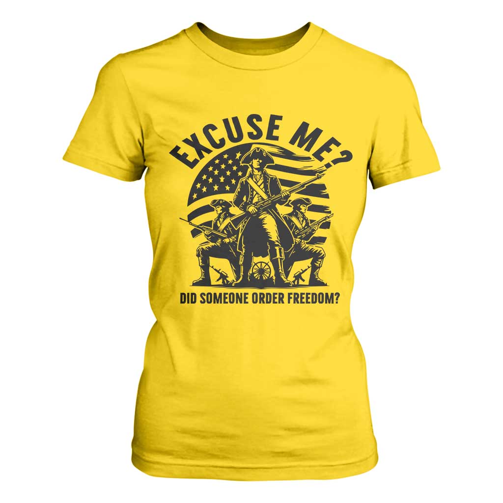 Freedom Resist Protest Civil Rights T Shirt For Women Excuse Me Did Someone Order Freedom