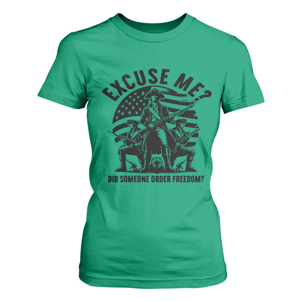 Freedom Resist Protest Civil Rights T Shirt For Women Excuse Me Did Someone Order Freedom
