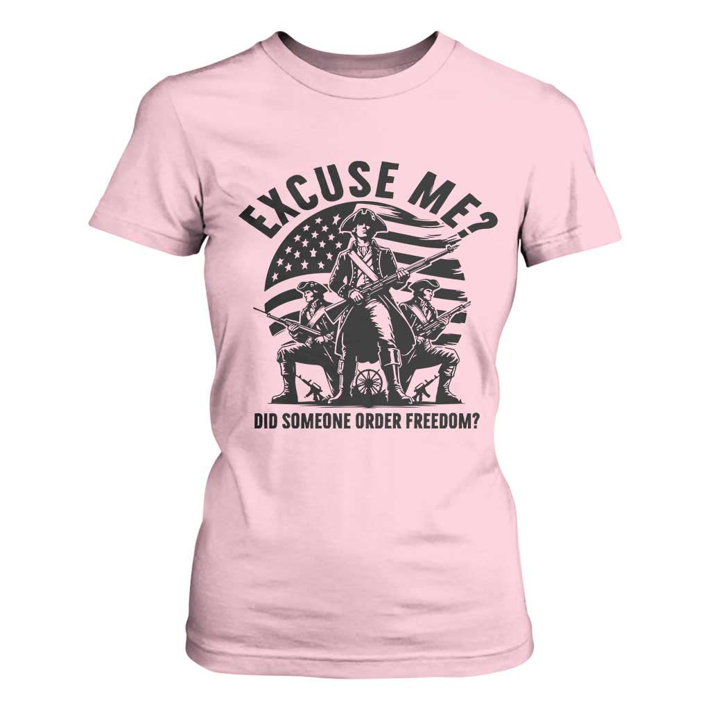 Freedom Resist Protest Civil Rights T Shirt For Women Excuse Me Did Someone Order Freedom
