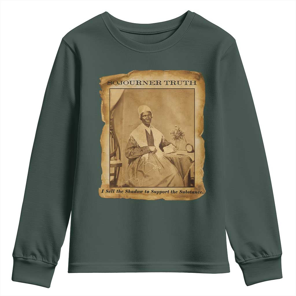 Sojourner Truth Youth Sweatshirt Black Women Quote