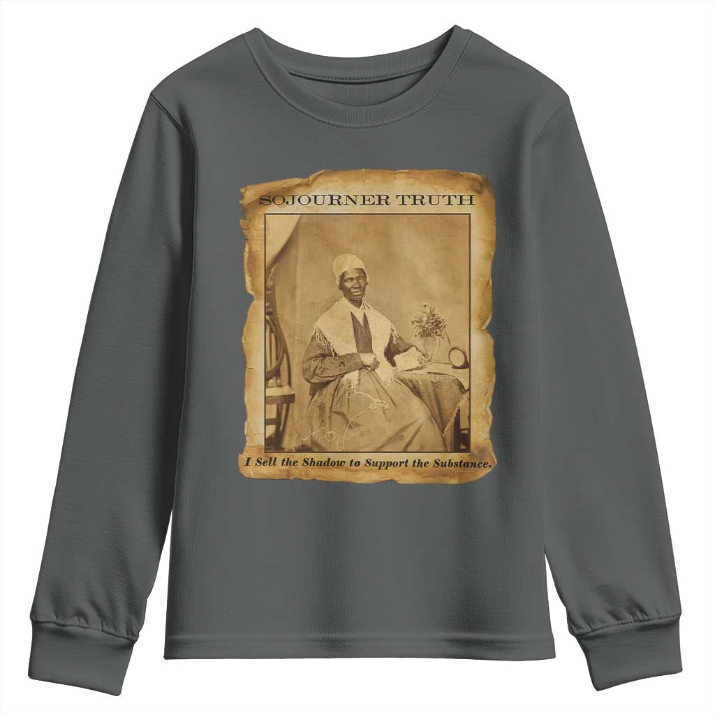 Sojourner Truth Youth Sweatshirt Black Women Quote
