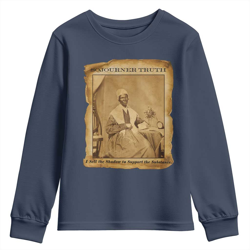 Sojourner Truth Youth Sweatshirt Black Women Quote