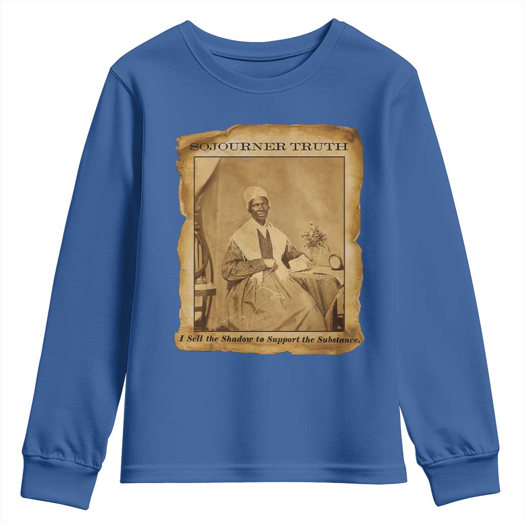Sojourner Truth Youth Sweatshirt Black Women Quote